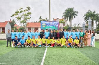 Thanh niên họ Hồ Quỳnh Lưu, giao hữu bóng đá gắn kết tình dòng tộc